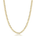 Verona Jewelers 10K Gold Unisex 2.2mm Italian Cuban Curb Link Chain Necklace- 10K Necklaces 10 Karat Gold Chain 16" 18" 20" 22" 24" 26" 28" 30"